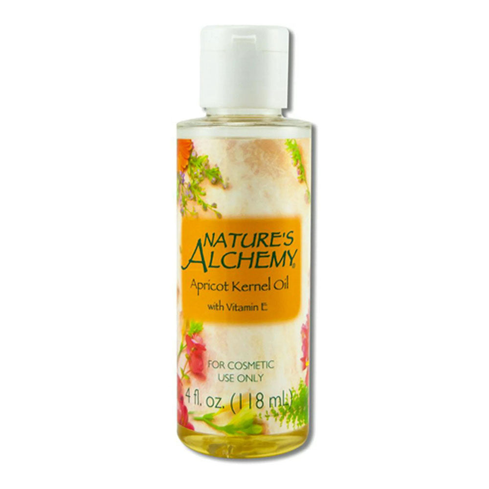 Natures Alchemy Apricot Kernel Oil, Vitamin E, Cosmetic Use Only, 4 Oz